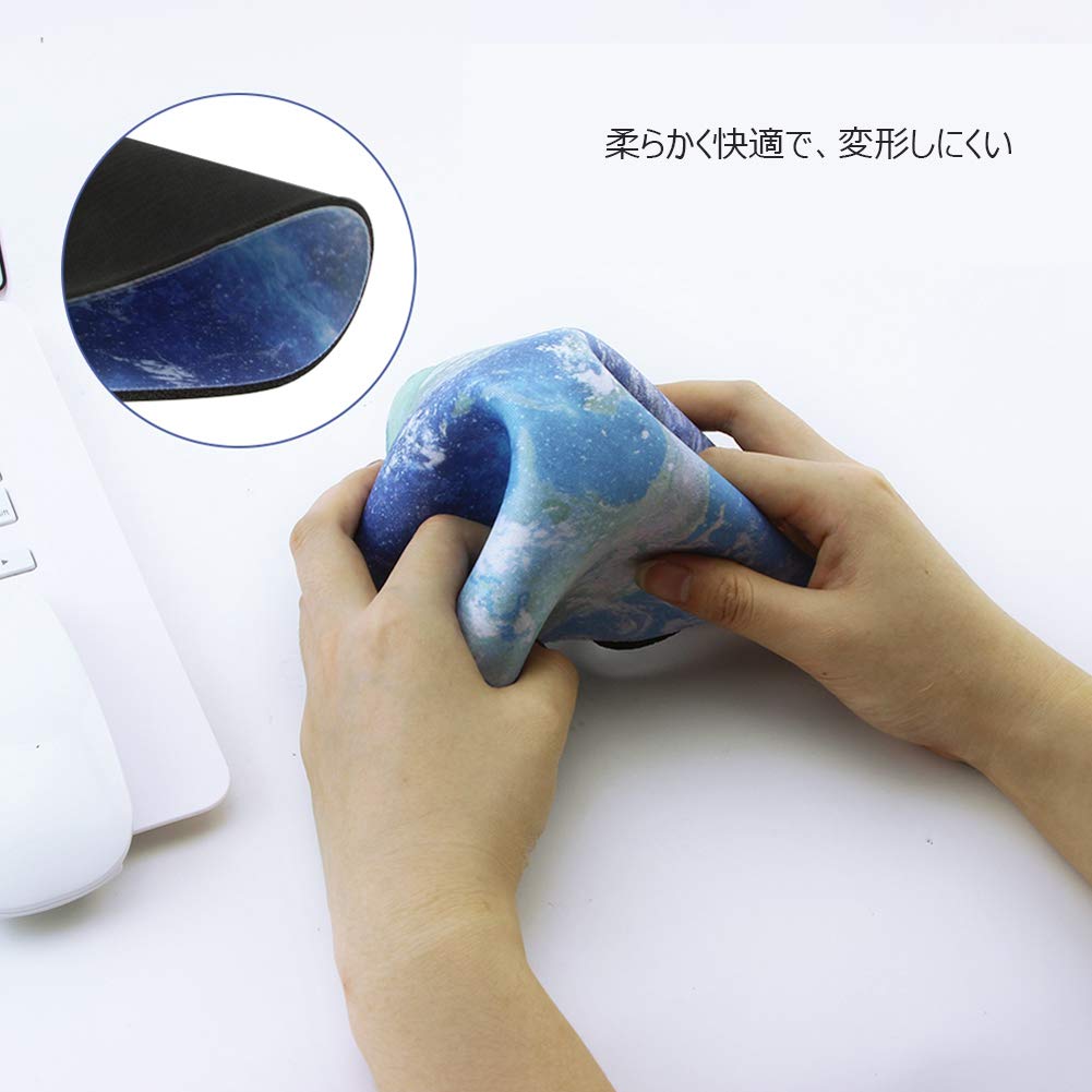 Круглый коврик для мыши Уникальный стильный гибкий резиновый коврик для игровой мыши для ПК, ноутбука, офисный круглый коврик для стола, прочный, милый, планета, космос, планета, серия Star