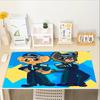 Sheriff Labrador Theme Mouse Pad, Non Slip Rubber Base, Multifunctional Office & Home Decor, Perfect for Workspace Personalization.