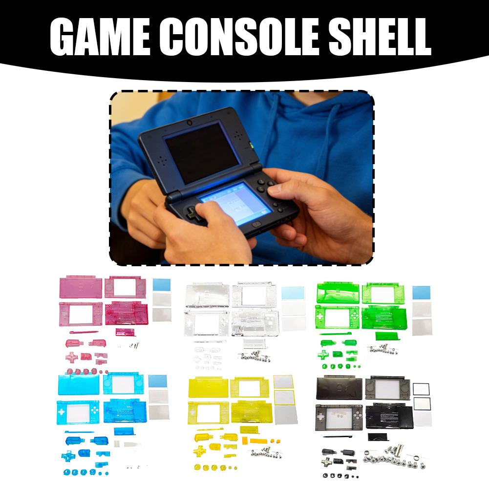 For Ndsl Console Shell Replacement Game Console Shell Front Cover Battery Case Button Set Sturdy&durability