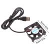1 шт. Бесшумный вентилятор DC5010 5 В, масляный USB-кабель, разъем для увлажнителя, вентилятор для ПК, кулер, радиатор, вытяжной, вентилятор для охлаждения ЦП, запасные части
