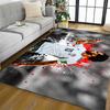 Salah's Dynamic Sprint Floor Rug Office Rug Suitable for Foyer Playrooms Dining Room Living Rooms Antislip Carpet Anime Office Decor Best for Christma