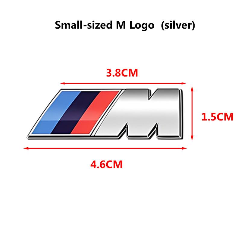 Car M Logo Fender Side Emblem Rear Trunk Badge Sticker Accessories For BMW E34 E46 E39 E38 E90 E60 E36 F30 F30 F10 E92 E38 E91
