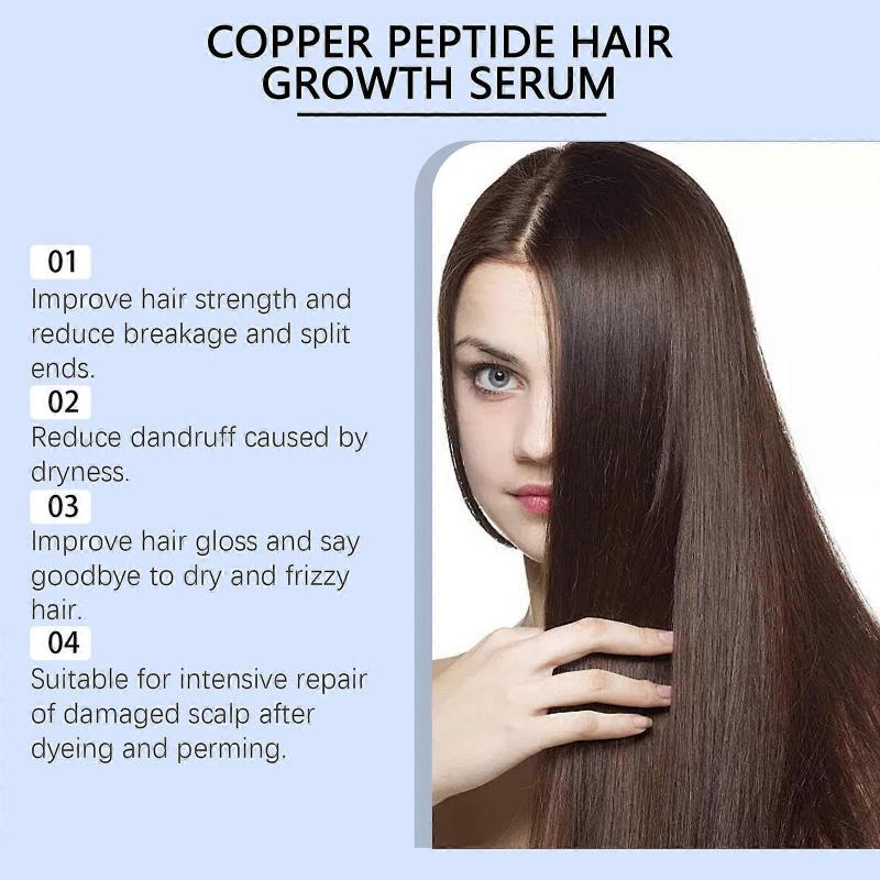 Hoegoa Copper Peptide Hair Growth Serum – 10% GHK-CU 5% AHK-CU, Stimulates Follicles & Improves Scalp Health