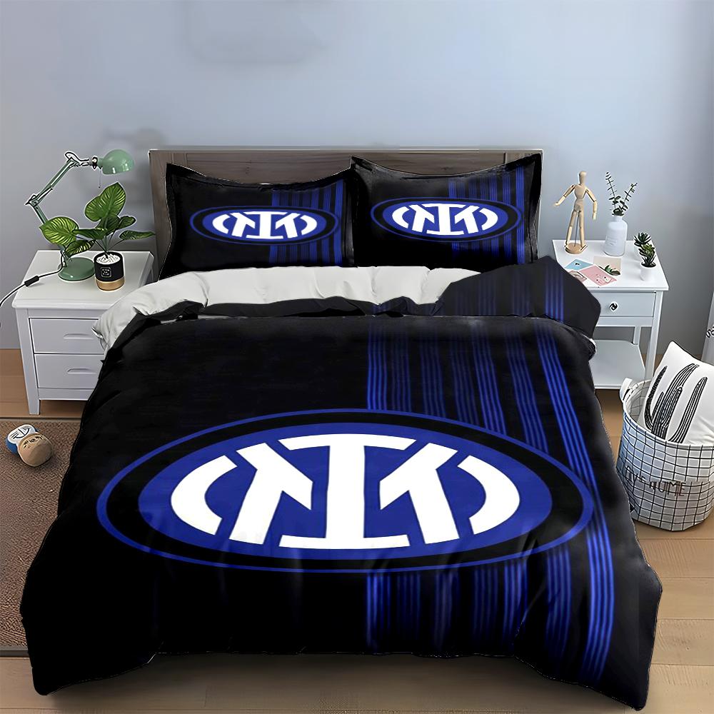 Black and Blue Logo Bedding Bedding set (1 duvet cover, 2 pillowcases, duvet not included)