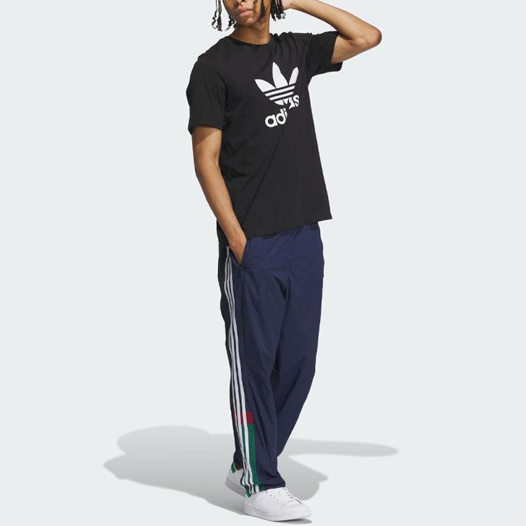 Adidas Мужские трикотажные спортивные брюки Originals Essentials с 3 полосками, брюки цвета индиго IN0998