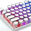 104-Key Retro Punk Mechanical Keyboard with Translucent Phonetic Keycaps