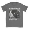 Vintage Radiohead T-Shirt for Men Crew Neck 100% Cotton T Shirt Short Sleeve Tee Shirt Adult Clothing