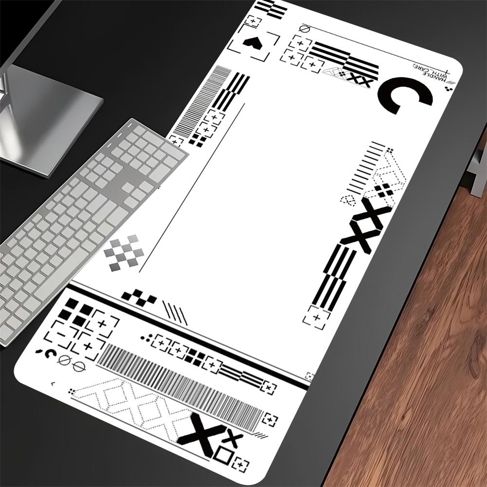 Белые Коврики для Мыши Printstream Игровые Коврики для Мыши Большой Коврик для Мыши Геймерский Резиновый Коврик Резиновый Настольный Коврик Компания Длинные Настольные Коврики XXL Для Csgo