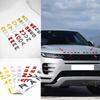 3D ABS Car Hood Badge Bonnet Sticker Range Rover Emblem Accessories For Land Rover Range Rover L320 L322 L405 L494 Vouge Evoque BQ8