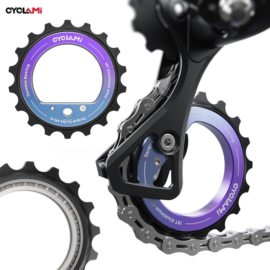 18T MTB Велосипед Задний Переключатель Направляющее Колесо 9/10/11 Скоростей Керамический Подшипник Ролик Дорожный Велосипед Направляющий Ролик Велосипедные Запчасти