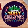 Christmas Round Carpet Washable Bedroom Rug Chair Swivel Floor Mat Bedroom Living Room Funny Children's Room Floor Mats