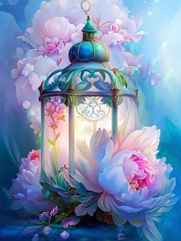 Diy 5d алмазная живопись розовый пион цветы лампа полная квадратная круглая дрель горный хрусталь вышивка мозаика наборы для вышивки крестом Настенный декор FG1790