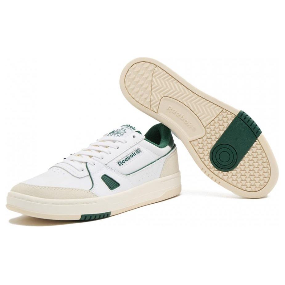 Reebok Легкие амортизирующие прочные низкие кроссовки Унисекс Белые Зеленые 100074275