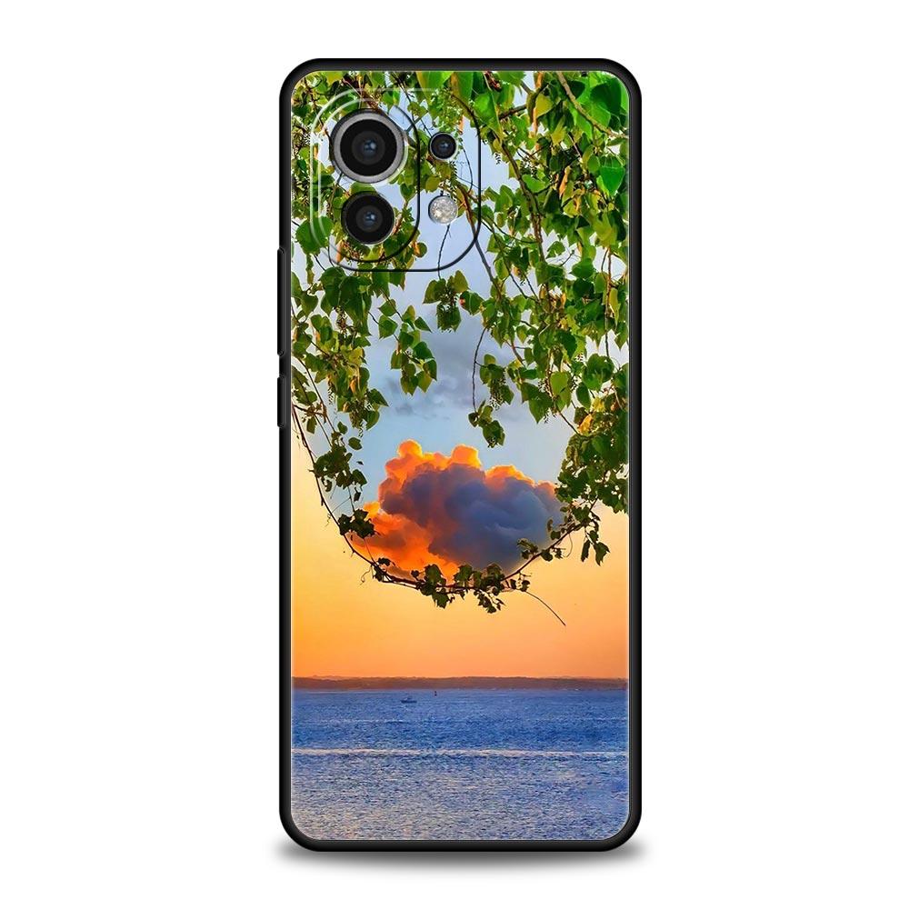 Милый художественный красивый ярко-розовый чехол для Xiaomi 14 13 12 11 Lite 13T 12T 11T Pro 9T Mi Poco X6 X5 M3 X3 Pro F5 F4 F3 5G