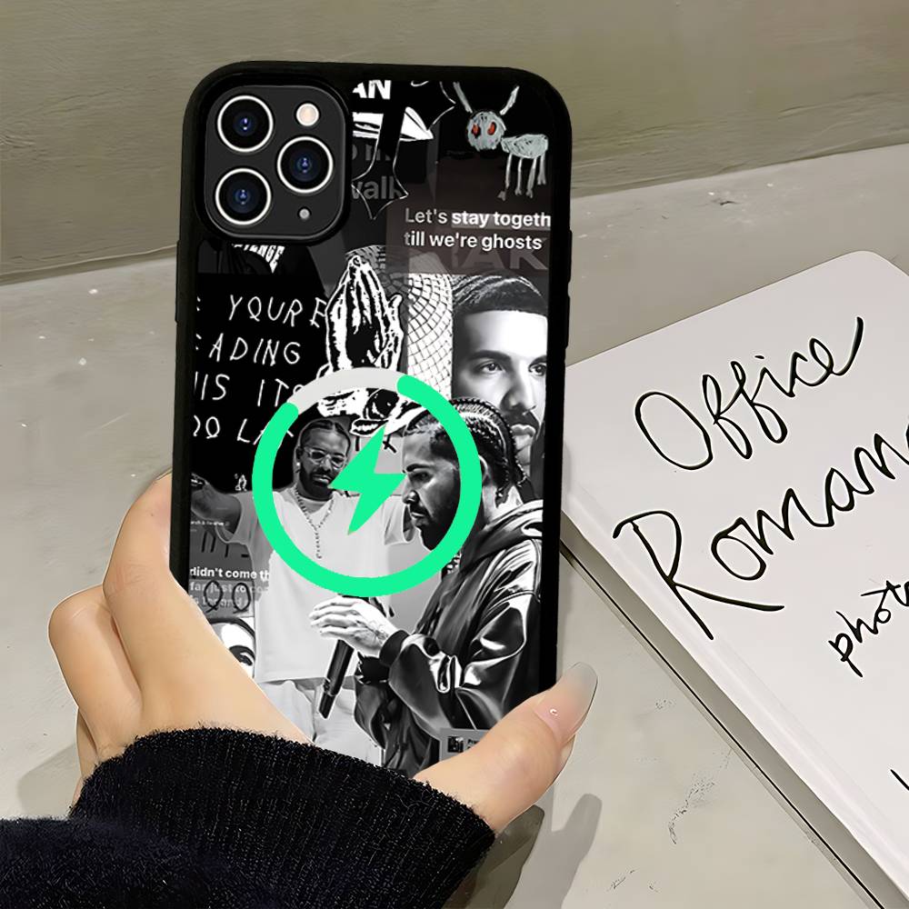 Чехол для телефона с магнитом для певца-рэпера D-Drake Для IPhone 16 15 14 13 12 11 17 Pro Max Plus Крышка для беспроводной зарядки