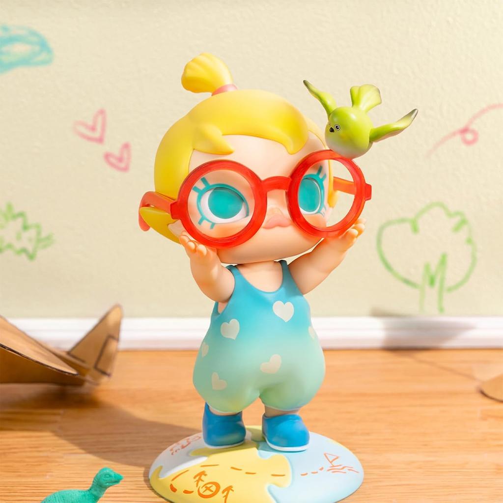 POP MART Фигурки серии Baby Molly When I was Three, 1 шт. Фигурки-сюрпризы Baby Molly, Домашние украшения, Праздничные подарки на день рождения для девочек и мальчиков