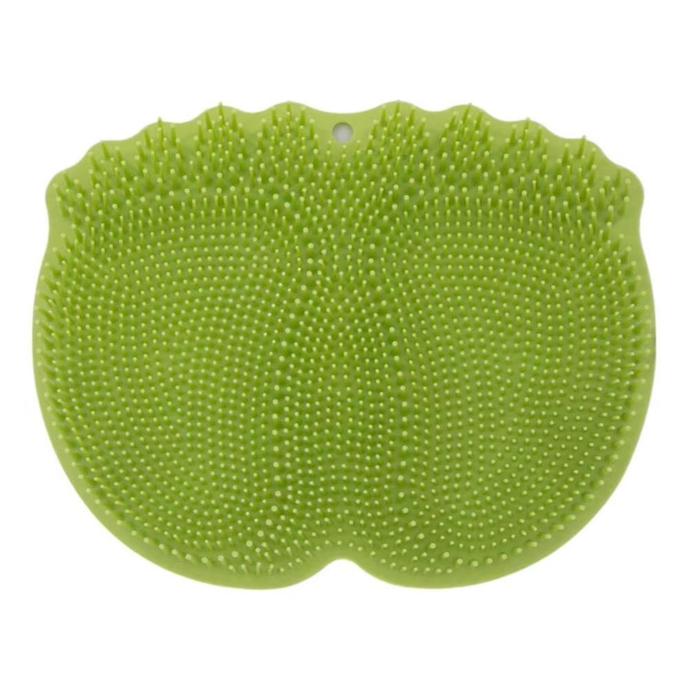 Exfoliation Silicone Foot Cleaning Massage Mat Non Slip Foot Scrubber Pad  for Daily Bath Use