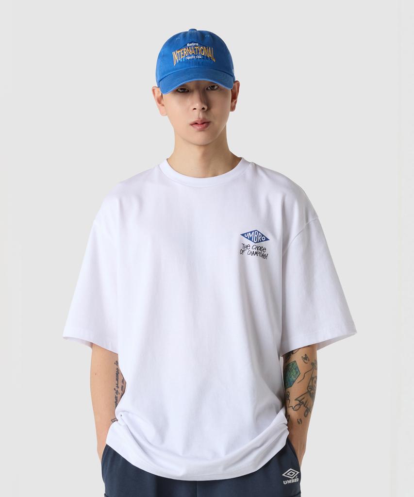 UMBRO Archive Trophy Short Sleeve T-Shirt White (Uq221Crs46)
