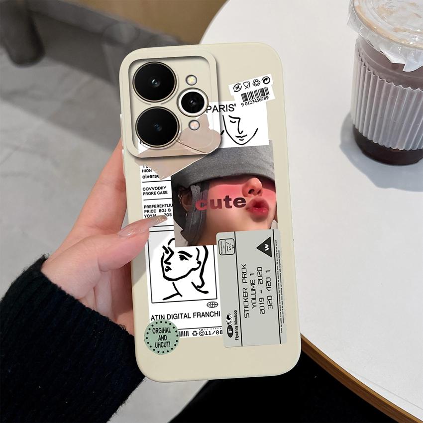 Для Realme 15 C73 C33 C35 Note 70 70T 15T 15X C21Y C25Y Противоударный силиконовый чехол для телефона Модные чехлы с узорами для красивого мальчика и девочки Задние крышки для Realme