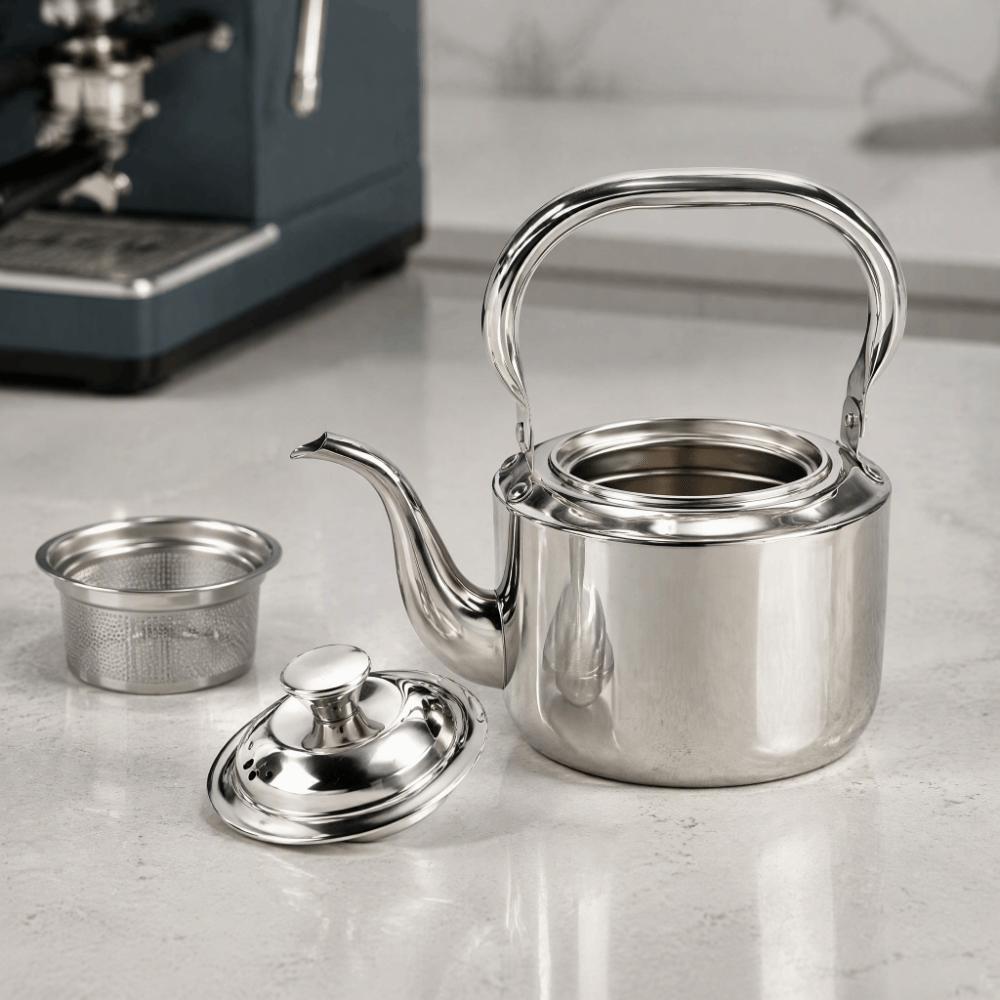 Top Handle Gooseneck Stovetop Kettle Stainless Steel Tea Kettle With Infuser For Gas Stove