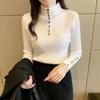 Pure Color Turtlenecks Shirt Knitted Sweater Women Spring Slim Knitwear Tops Casual Long Sleeve Pullover Female