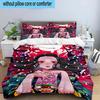 3PCS Vibrant Anime Characters 3pcs Bedding,Including 3PCS Duvet Cover And 2pcs Pillowcases Perfect for Christmas,Ideal for Bedroom, Dormitory