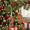 1/2/3Pcs Handmade Christmas Tree Hanging Pendants Painted Christmas Tree Ornaments  Wreaths Branches