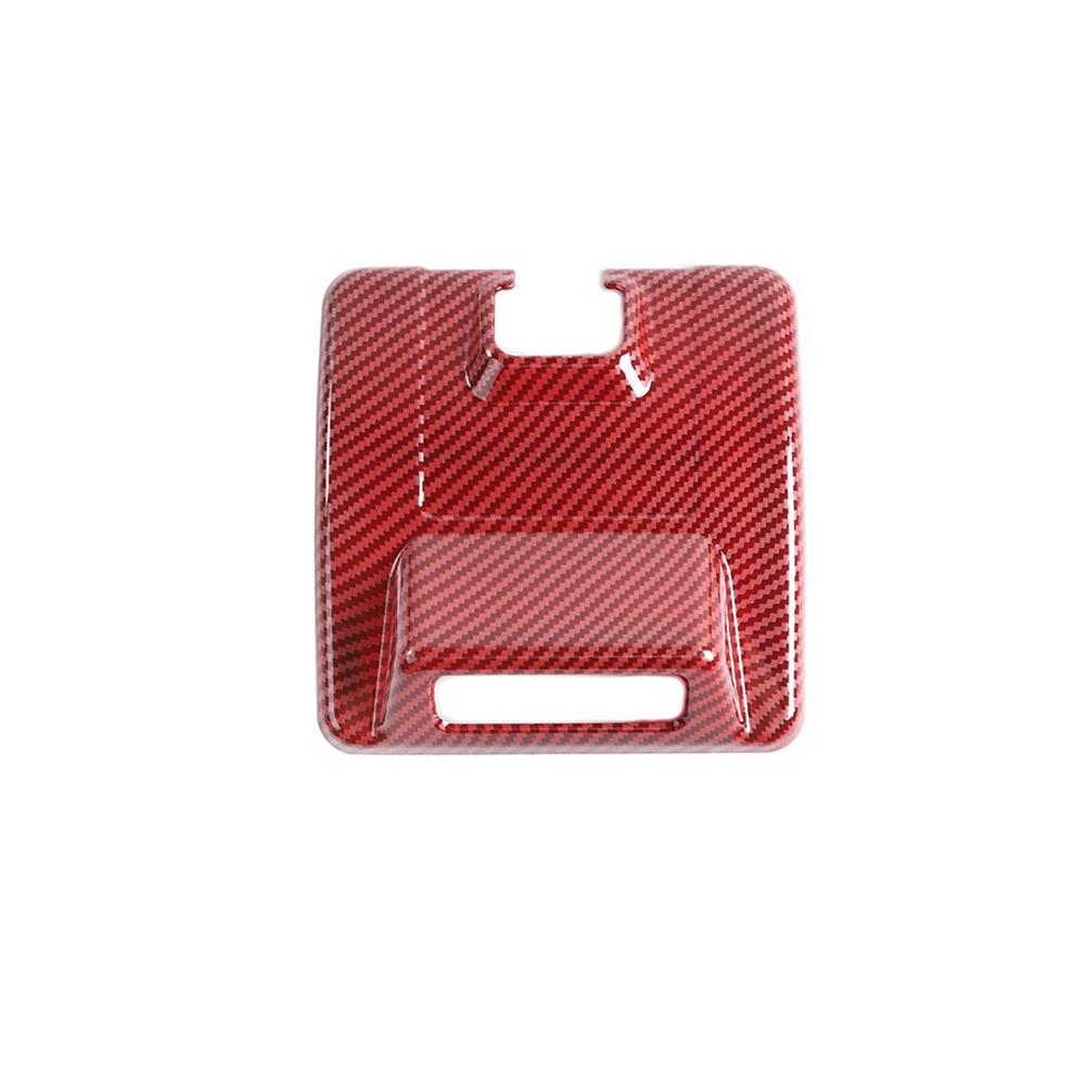 Декоративная крышка основания зеркала заднего вида автомобиля для Suzuki Jimny 2019, аксессуары для интерьера, ABS ( Углеродное волокно, Красный, Серебристый)