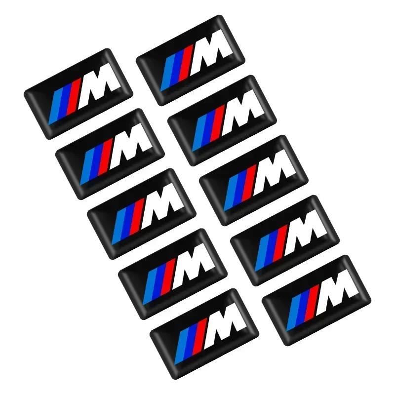 10/20 шт. Автостайлинг 3D Эмблема Эпоксидные Декоративные Наклейки Для Bmw M Performance Alpina X1 X3 X4 E87 E36 E46 E90 E39 F10 F16 X6 M3