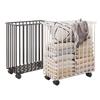 Wheel Laundry Basket Portable Laundry Hamper Durable Dirty Clothes Bucket  Bathroom