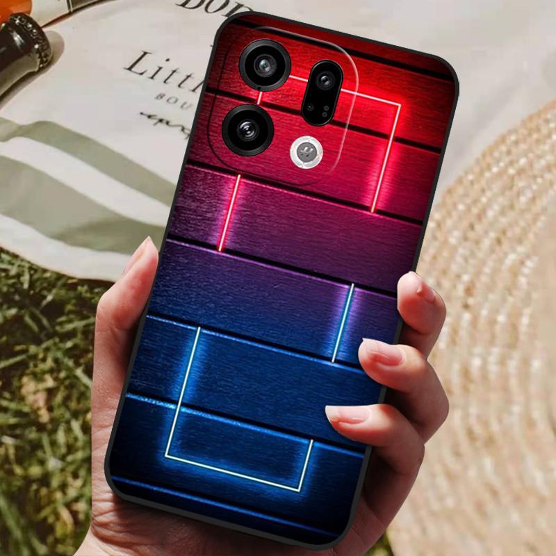 Для чехла Oppo Find X9 Pro Новый Модный Милый Мультяшный Роскошный Мягкий Силиконовый Чехол Для Oppo Find X 9 X9Pro 5G противоударный Funda Coque
