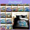 3d Stitch Bedding Set For Kids With Comfortable Duvet Cover And Pillowcase Set