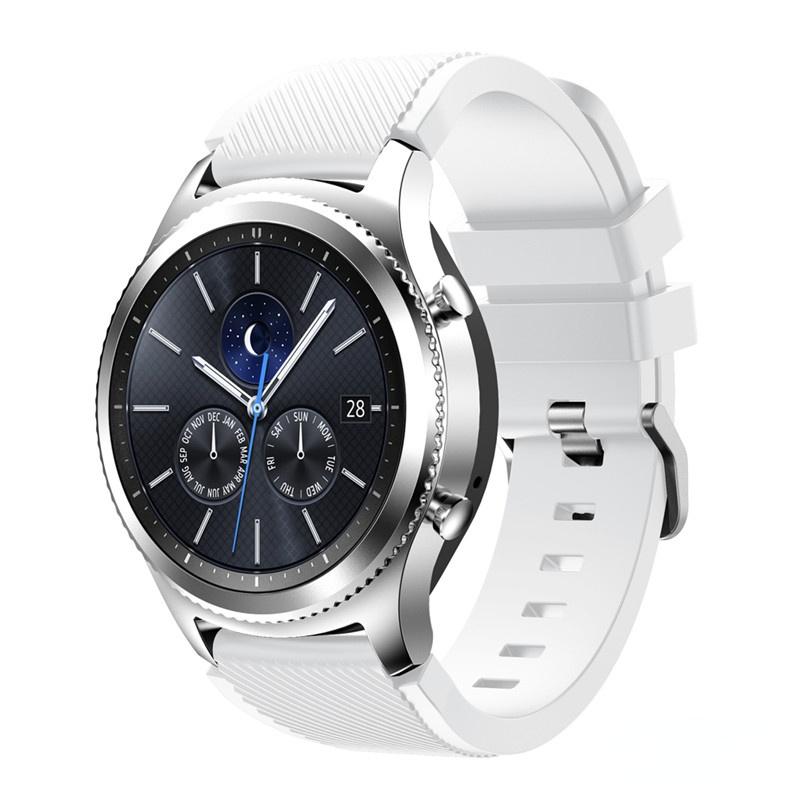 Классический 22 мм силиконовый ремешок для Samsung Galaxy Watch 3 45 мм/Huawei Watch 3/GT2 мягкий спортивный браслет-браслет для Amazfit GTR 47 мм Correa