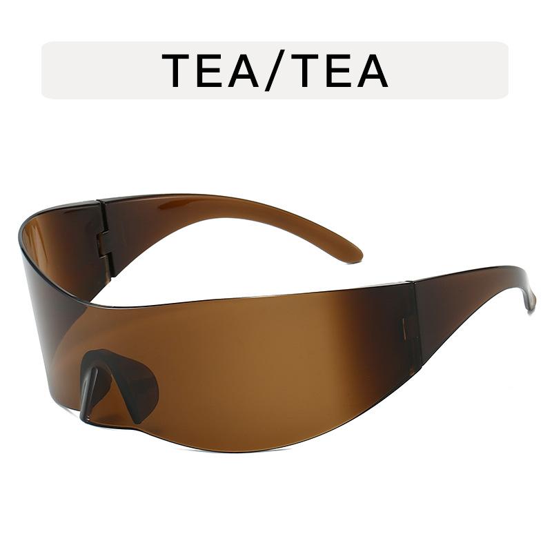 Солнцезащитные очки женские в стиле будущего, панк, хип-хоп, стильные дизайнерские солнцезащитные очки, ветрозащитные очки для велоспорта