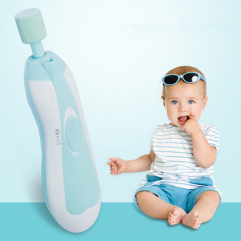 Hot Sale Newborn Replaceable Grinding Head Electric Nail Sharpener Clipper Baby Portable Manicure Tool Set for Men with Catcher