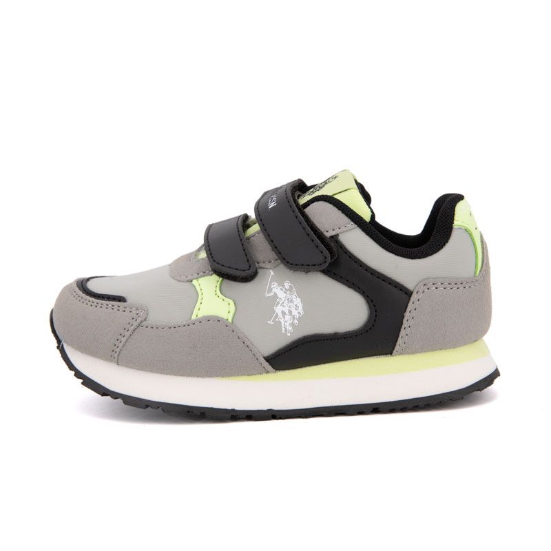 Кроссовки на липучке с логотипом для детей US POLO