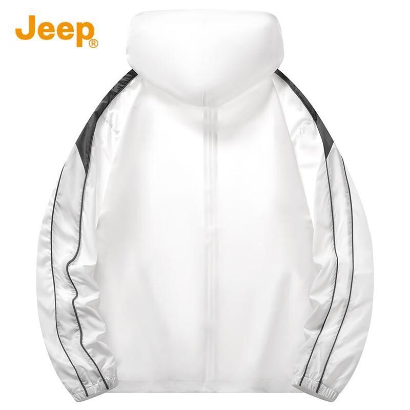 Jeep Мужская куртка с капюшоном UPF50+ для защиты от солнца