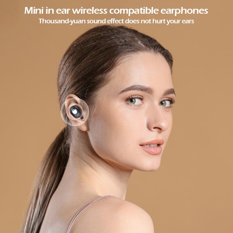 W6 Single Ear Bluetooth Wireless Earphone In-Ear Headphone
