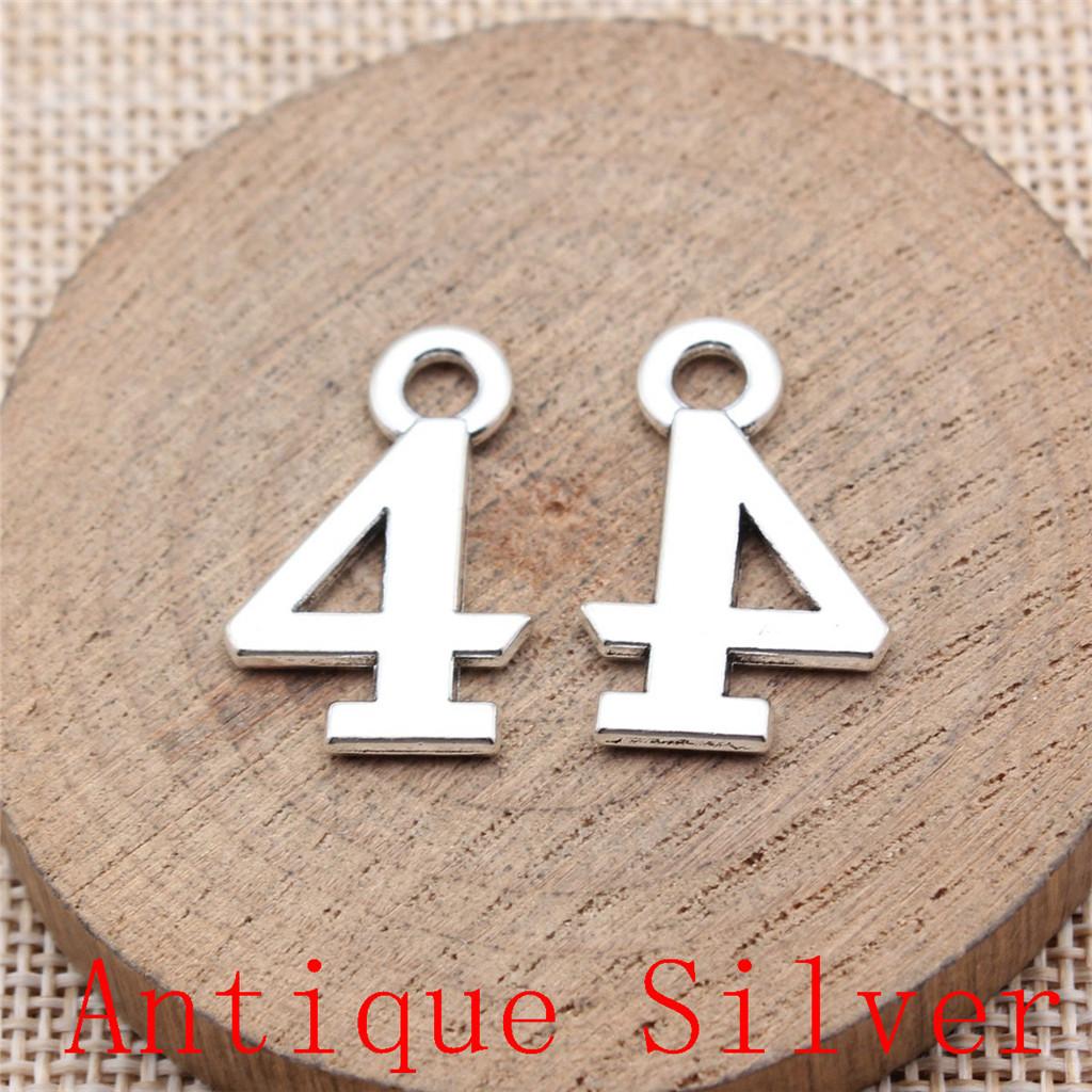 Study Travel Number Charms Pendant For Bracelet Necklace Jewelry Making Craft Findings