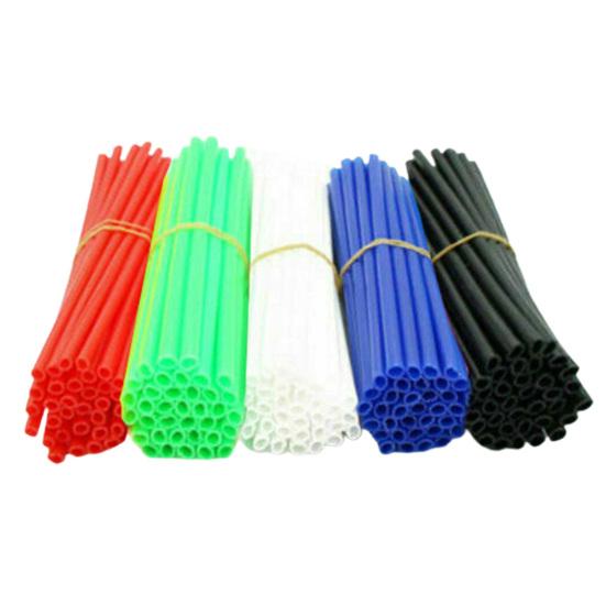 72 шт. накладки на спицы, универсальные, простые в установке пластиковые накладки на спицы мотоцикла для горного велосипеда