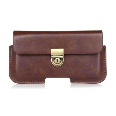 Универсальный поясной чехол-сумка 7,2 дюйма с откидной крышкой и магнитной застежкой для Samsung S20 и Apple 12, защита мобильного телефона.