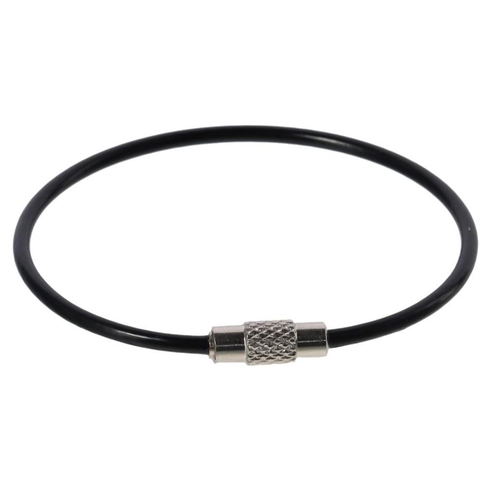 1/25 шт. 2 мм проволочный брелок-трос 6,3 дюйма шарнирные фиксаторы большие металлические проволочные брелки ключи и ID-бирка