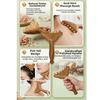 Sandalwood Meridians Massage Comb Copper/Horn Balls Lymphatic Drainage Massager  Breast Massage