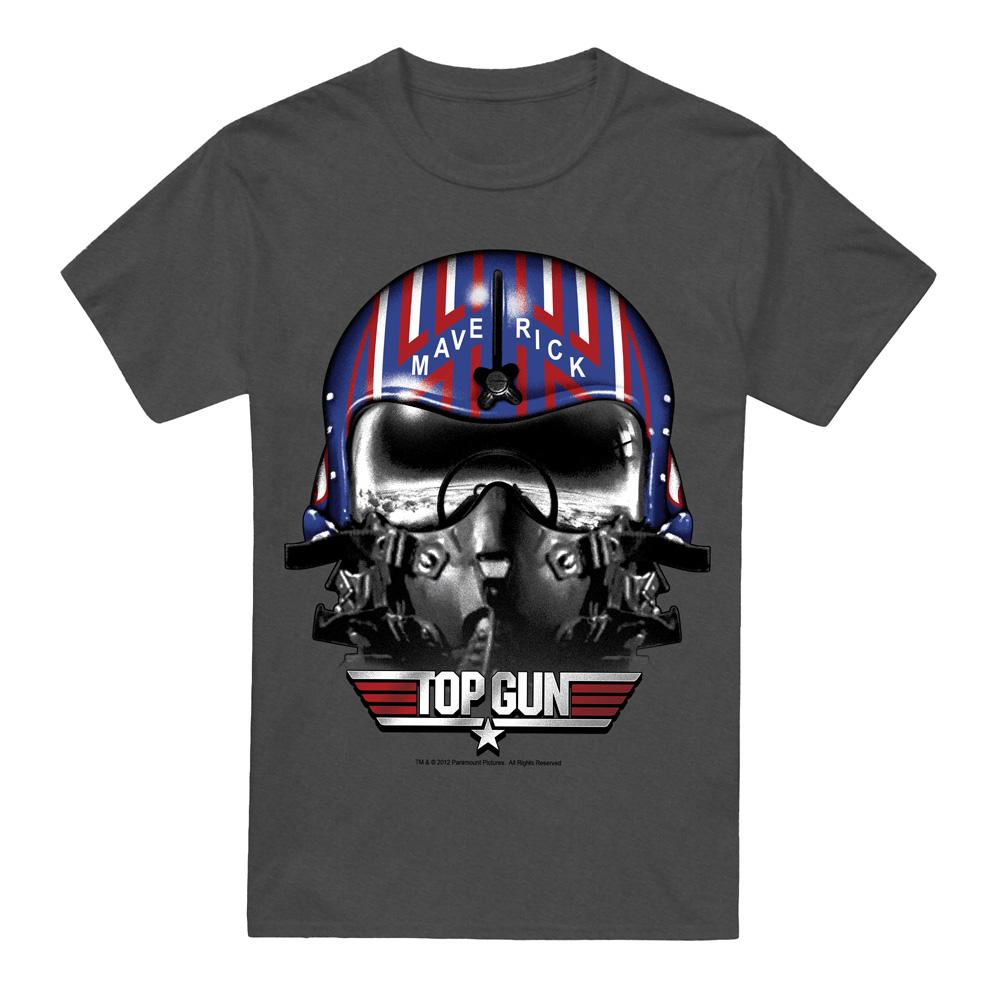 Top Gun Unisex Adult Maverick Helmet T-Shirt