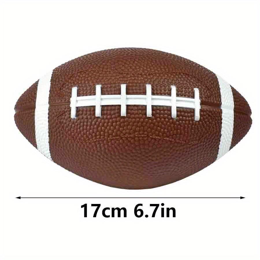 6.7" Inflated Balls for Dogs, Durable Dog Football Toys for Aggressive Chewers Large Rugby Balls Floating Dog Toys for Water JXB