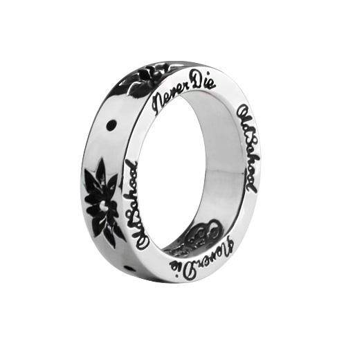 Anonymous Artisan Oldschool Flower Space Ring
