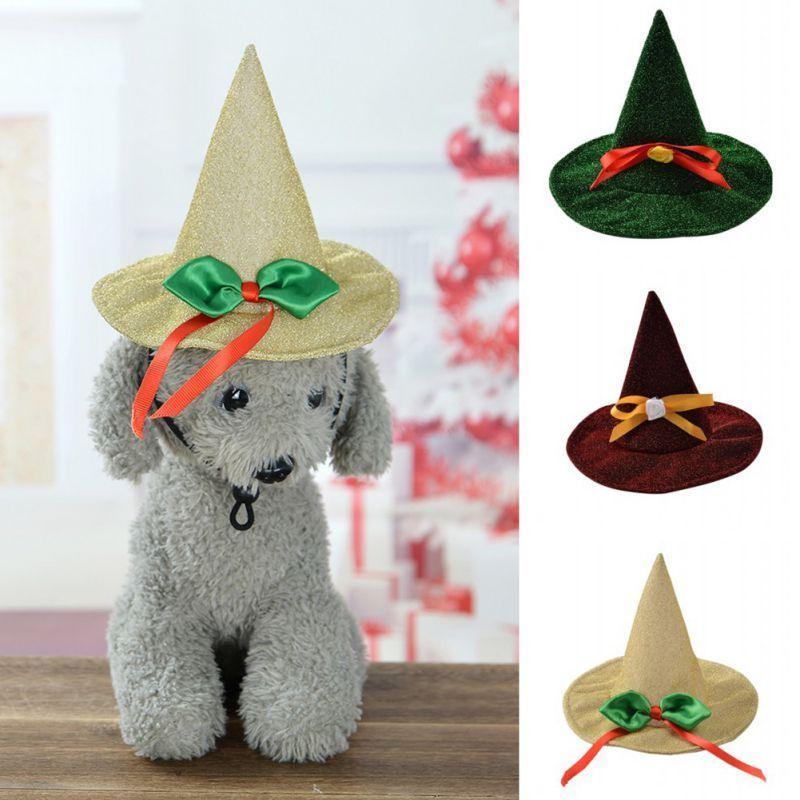 Halloween Hat Witch For Dog Cat Pet Party Fancy Dress Up Costume Accessories