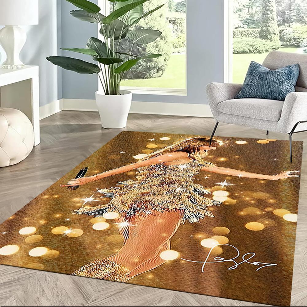 Golden Sparkle Performance Square rugs are a great choice for living rooms, bedrooms, home décor, and as gifts.