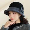 Модная шляпа-клош, женская винтажная модная шляпа-рыбак, осенне-зимний всесезонный модный аксессуар, зимняя шляпа для женщин, женские зимние шляпы