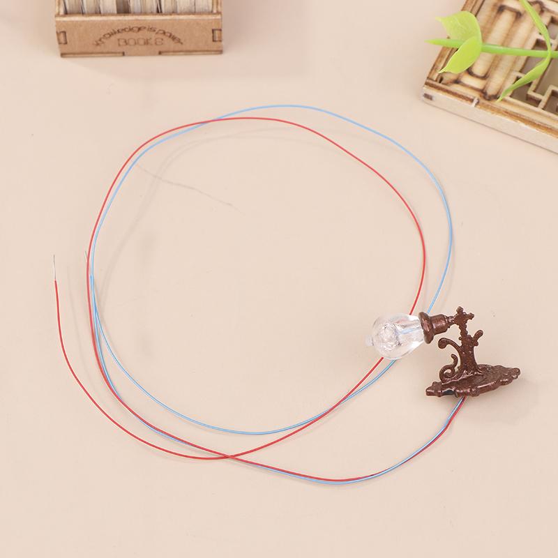 Миниатюрный кукольный домик настенный светильник настольная лампа мини светодиодное освещение украшение дома кукольная мебель игрушка может быть яркой